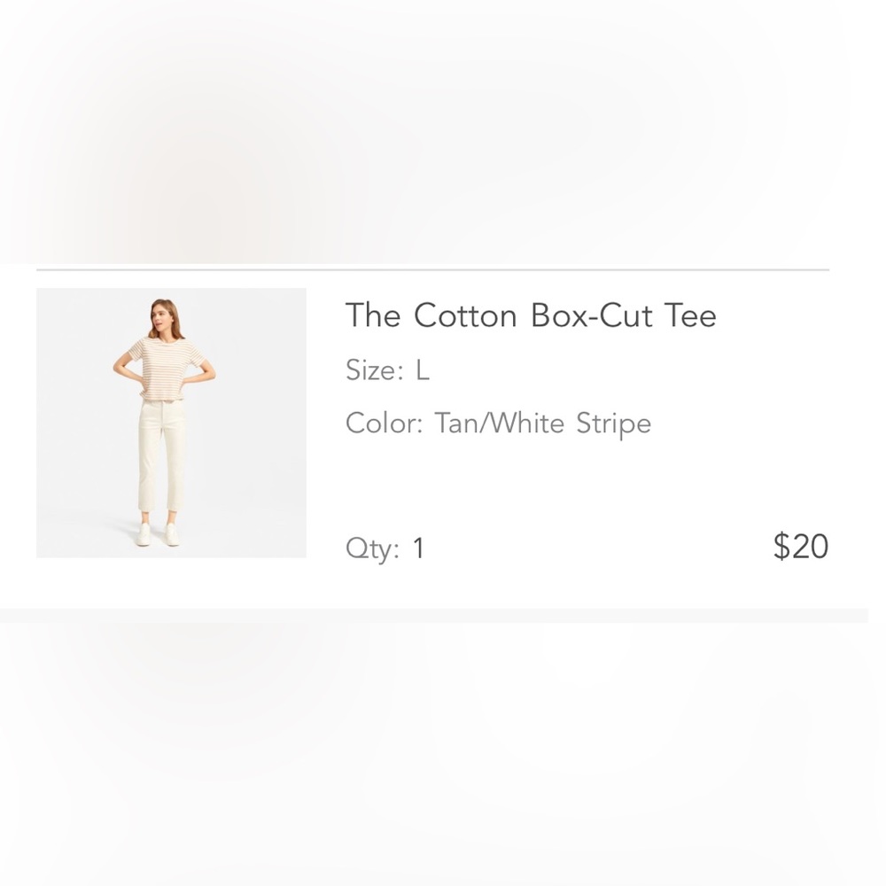Everlane The Cotton-Box Cut Tee